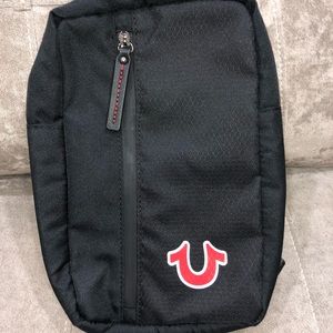 TRUE RELIGION black & red crossbody bag (NEW with tags )